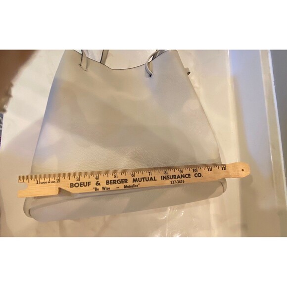 A New Day Bag Cream Lazer Cut Purse Womans Shoulder Designer Look Casual Boho - Picture 5 of 11